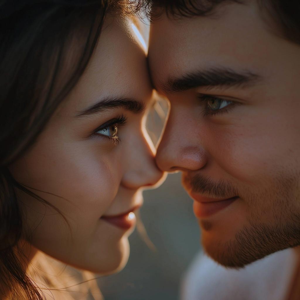 Couple AI prompt portrait